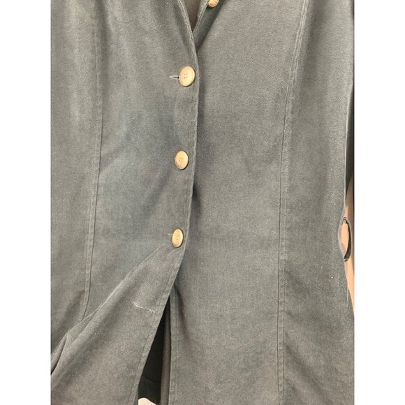 Apostrophe Womens Button-Up Blazer Jacket Size 6 Black - Picture 4 of 5